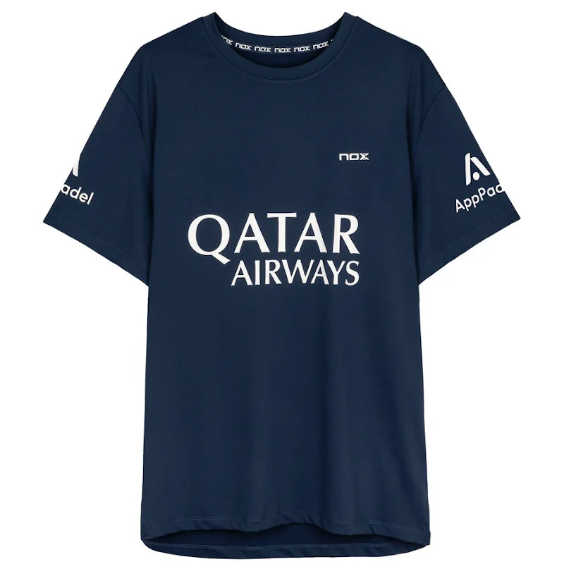 Playera Nox Sponsor AT10 Azul Marino