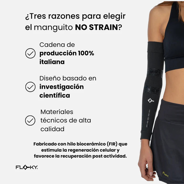 Manguito Floky No Strain Blanco