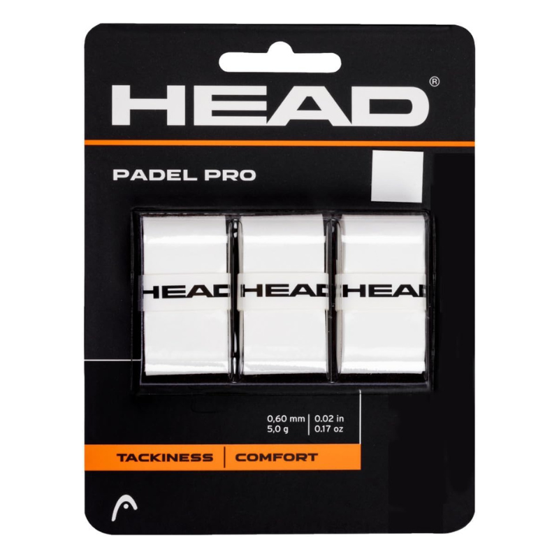 Overgrips Head Pádel Pro Blanco (Pack x3)