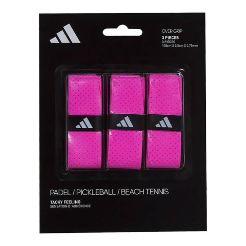 Overgrips Adidas Rosas Perforados (Pack x3)