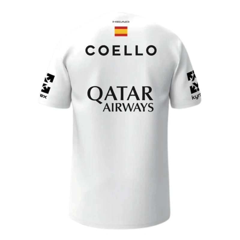 Camiseta Head Arturo Coello Sponsor Blanca